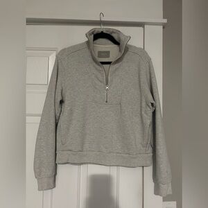 Everlane half-zip sweatshirt